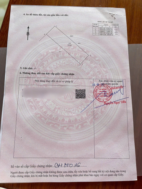 LÔ VIP TĐC BÌNH CHÂU - Lô 2 Mặt Tiền TĐC Bình Châu 133m2 6m mặt tiền