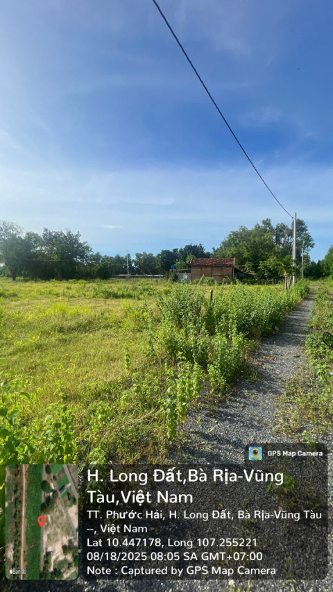 Đất nền xã Phước Hải - Đối diện hồ Bút Thiền 149m2 sẵn 80m2 thổ cư nở hậu